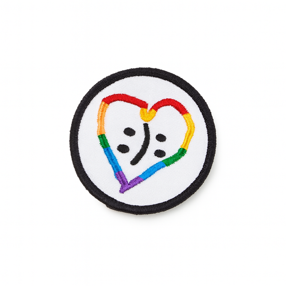 Broderad Patch 2-pack Pride Kardborre